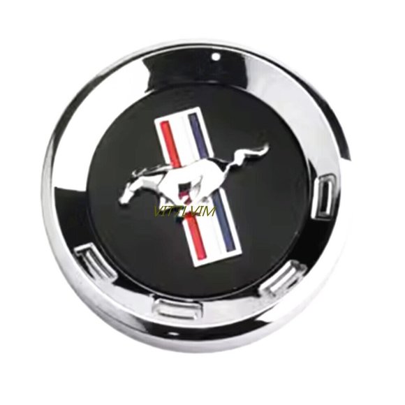 Maryland Mustang Black Chrome Running Horse Fender Emblems – Pair For 2005-2014 Ford Mustang